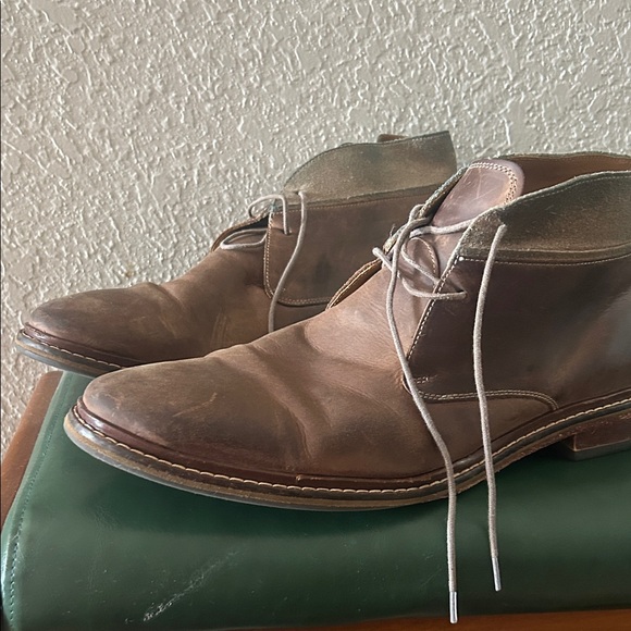 Cole Haan Brown Leather Chukka Boots - Picture 1 of 3
